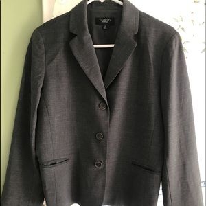 Talbots Gray Blazer 12